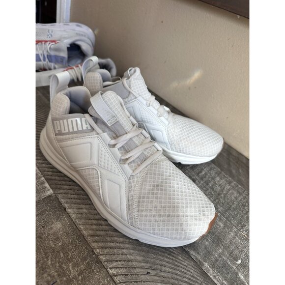 Puma Enzo Knit NM Wns Beige  Women Road Running Jogging Shoes Size 8.5 - Picture 3 of 5